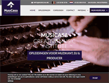 Tablet Screenshot of musicasa.be
